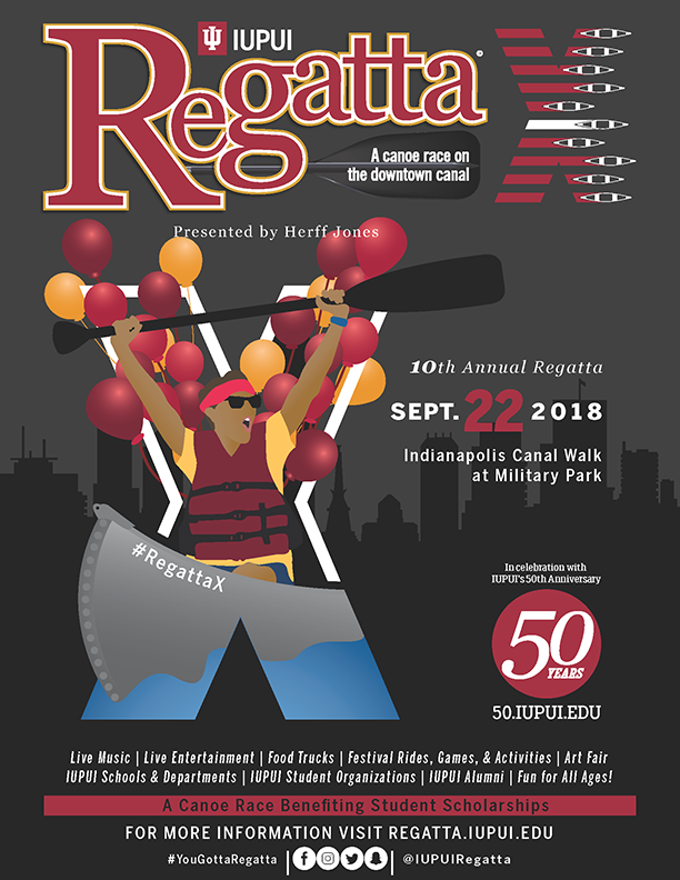 The 2018 Regatta poster.